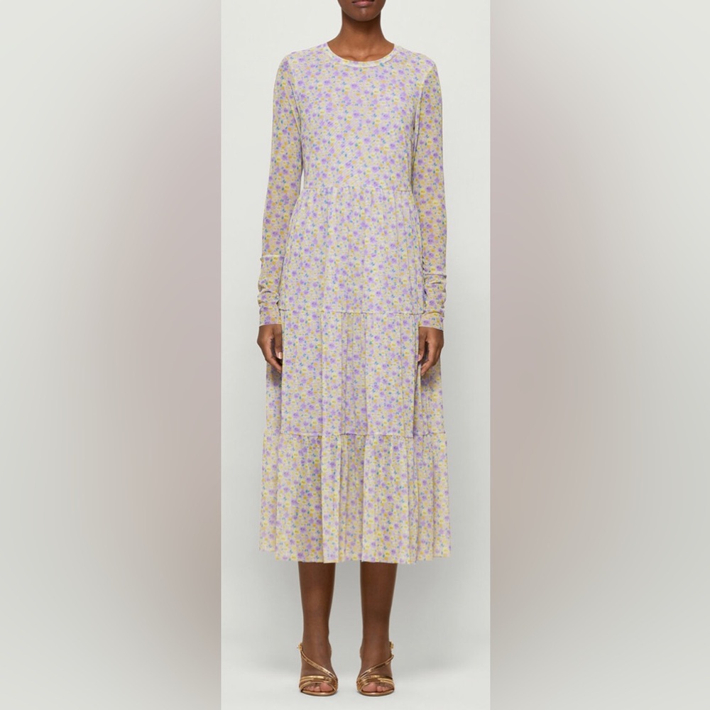 Baum und Pferdgarten The Woman Who Fell To Earth Jocelina Printed Mesh Dress